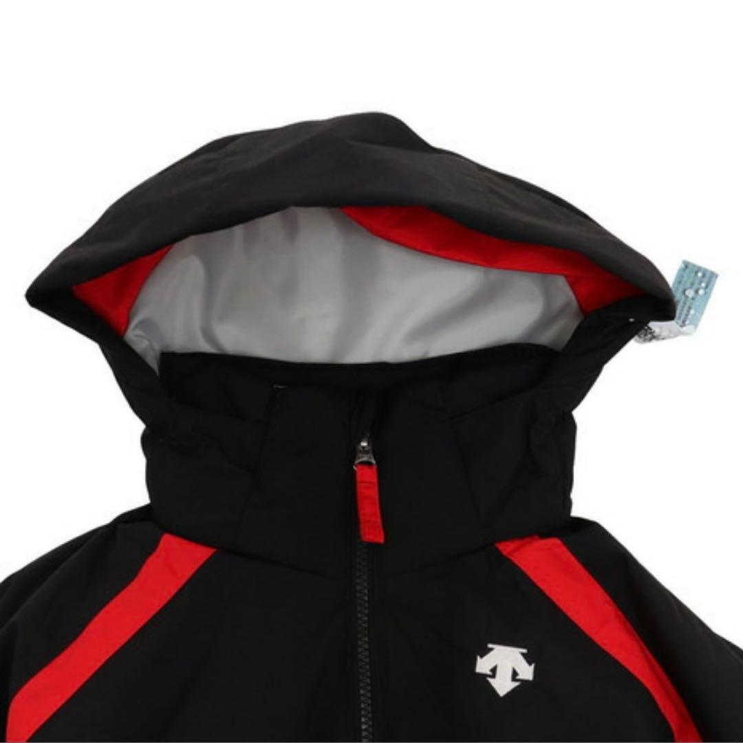 子供用スキーウェア 黒/赤 デサント 150