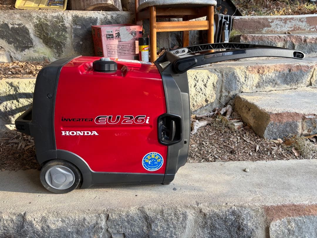 ボブ　発電機　HONDA EU26i 使用少なめ　ECOモード　取扱説明書