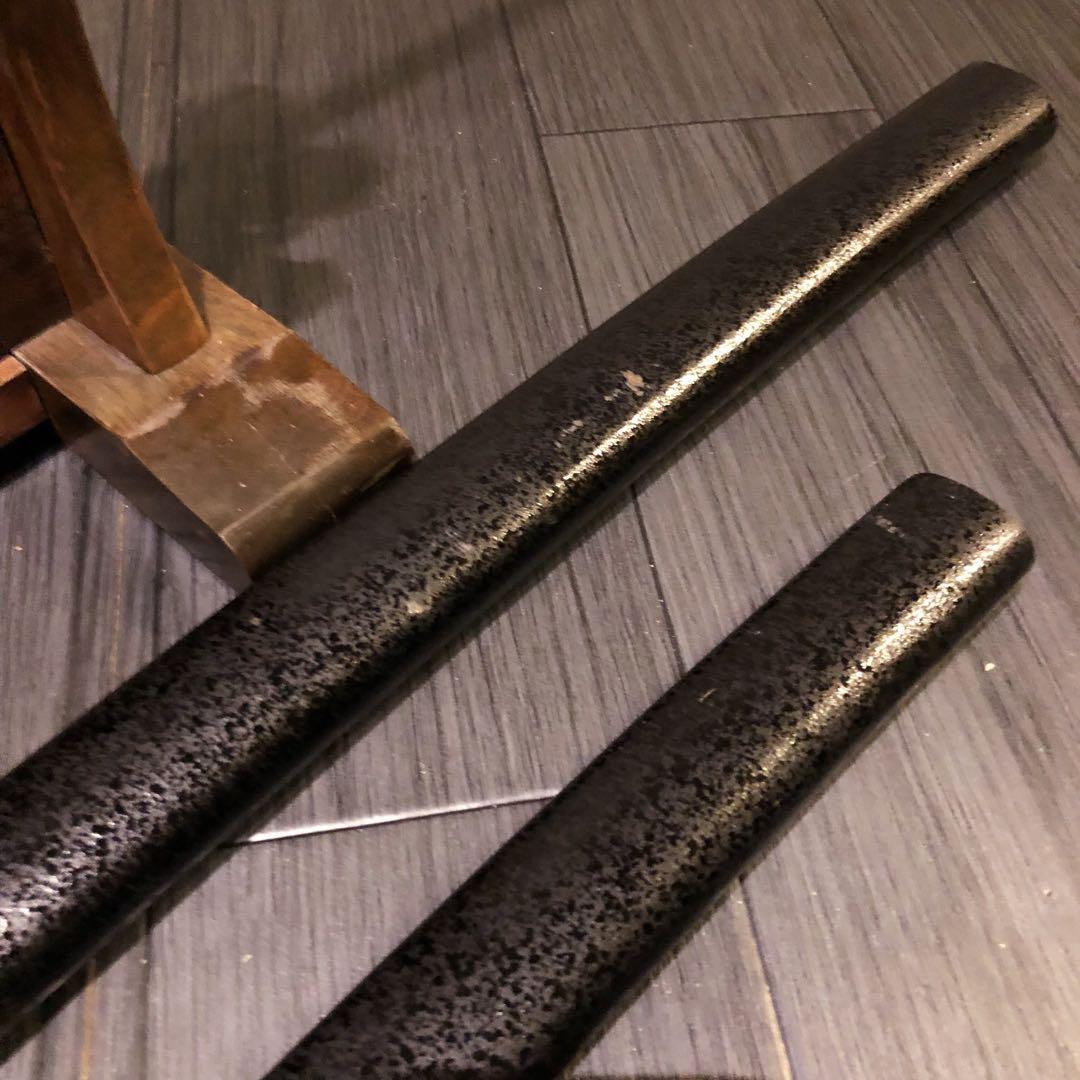 本格模造刀　居合刀　 セット　太刀　脇差　大小セット　茶拵え