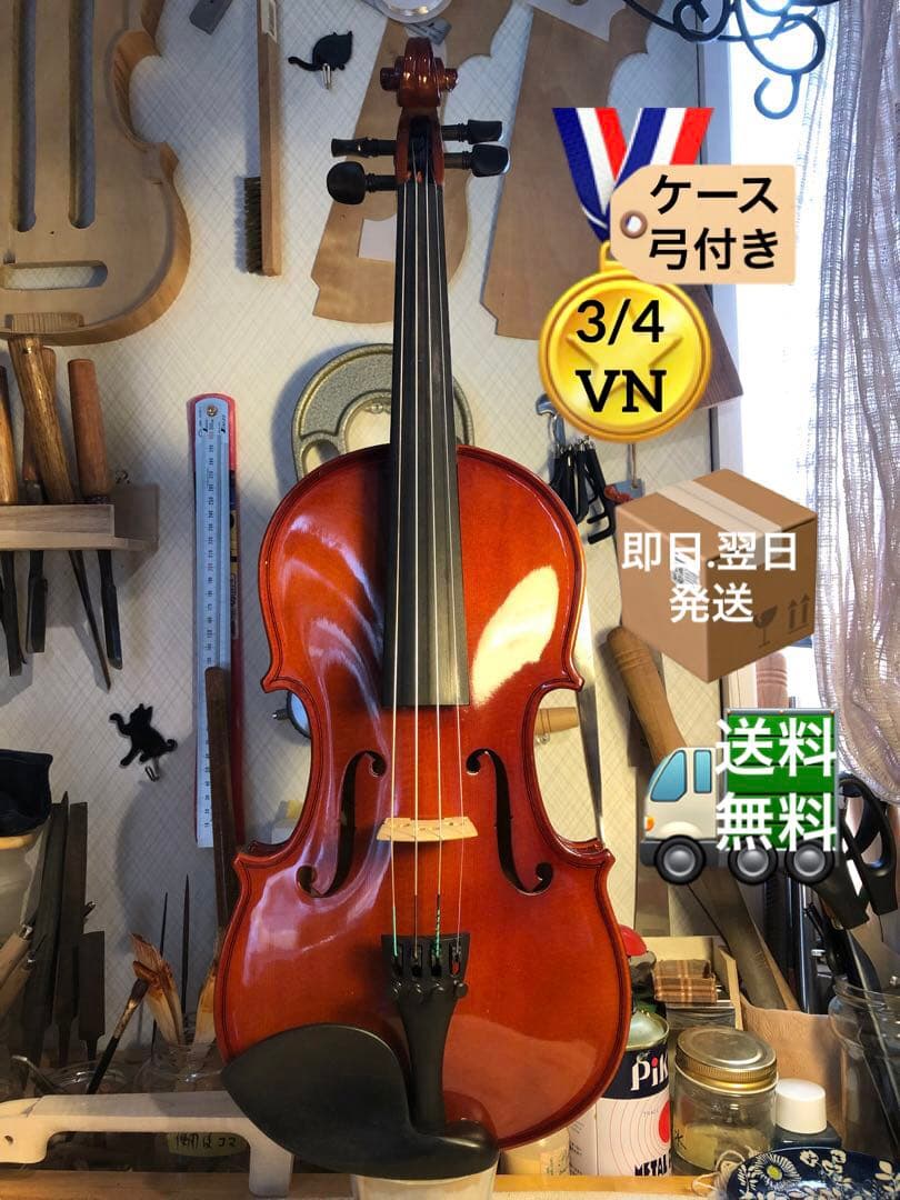 【駒&魂柱調整済】カルロジョルダーノ分数バイオリン VS-1 3/4