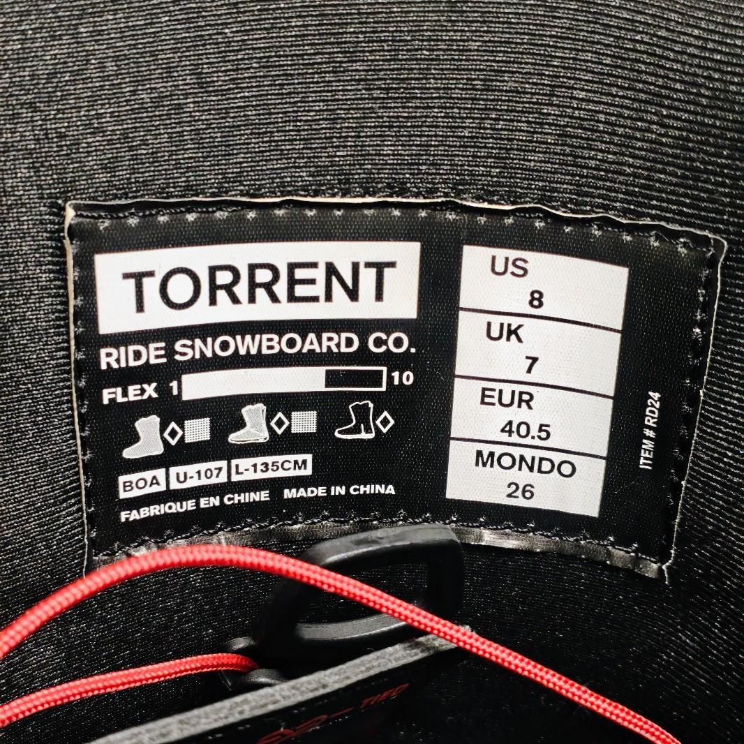 新品 RIDEライドTORRENTトーレント26.0cm 2024-2025