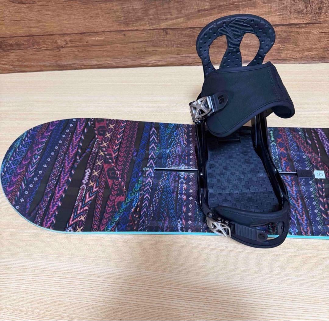 美品　BURTON バートン　レディース　スノーボード3点　メンテナンス済み