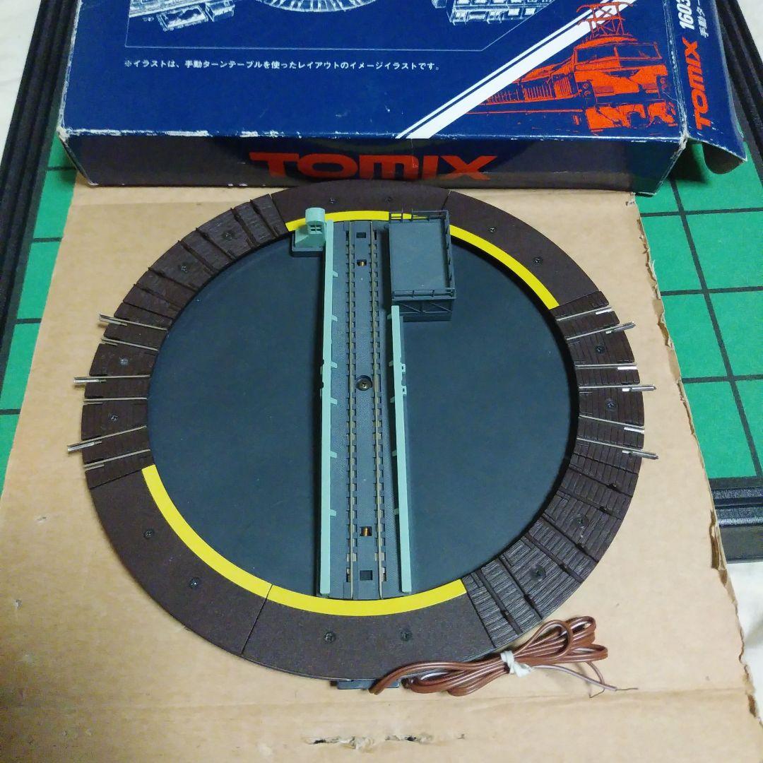 トミックスTOMIX1603手動ターンテーブル転車台1個・4212複線機関庫2個