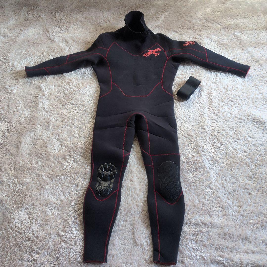 4mm ジャージ フルスーツ ナキサーフ　ネックエントリー