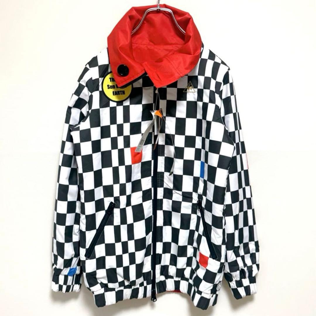 【未使用品】ルコック ゴルフウエア ブルゾン リバーシブル 中綿 2way M