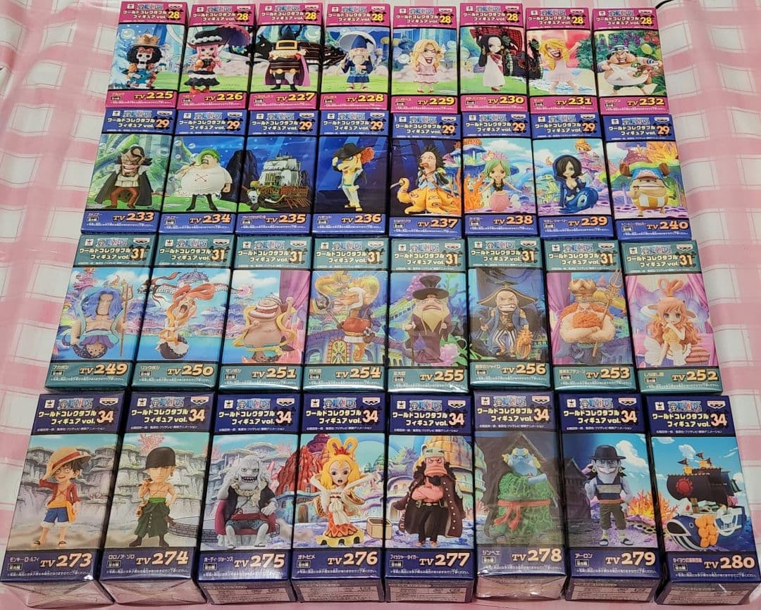 ワンピース コレクタブル 70個セット フィギュア 2年後、リュウグウ王国編