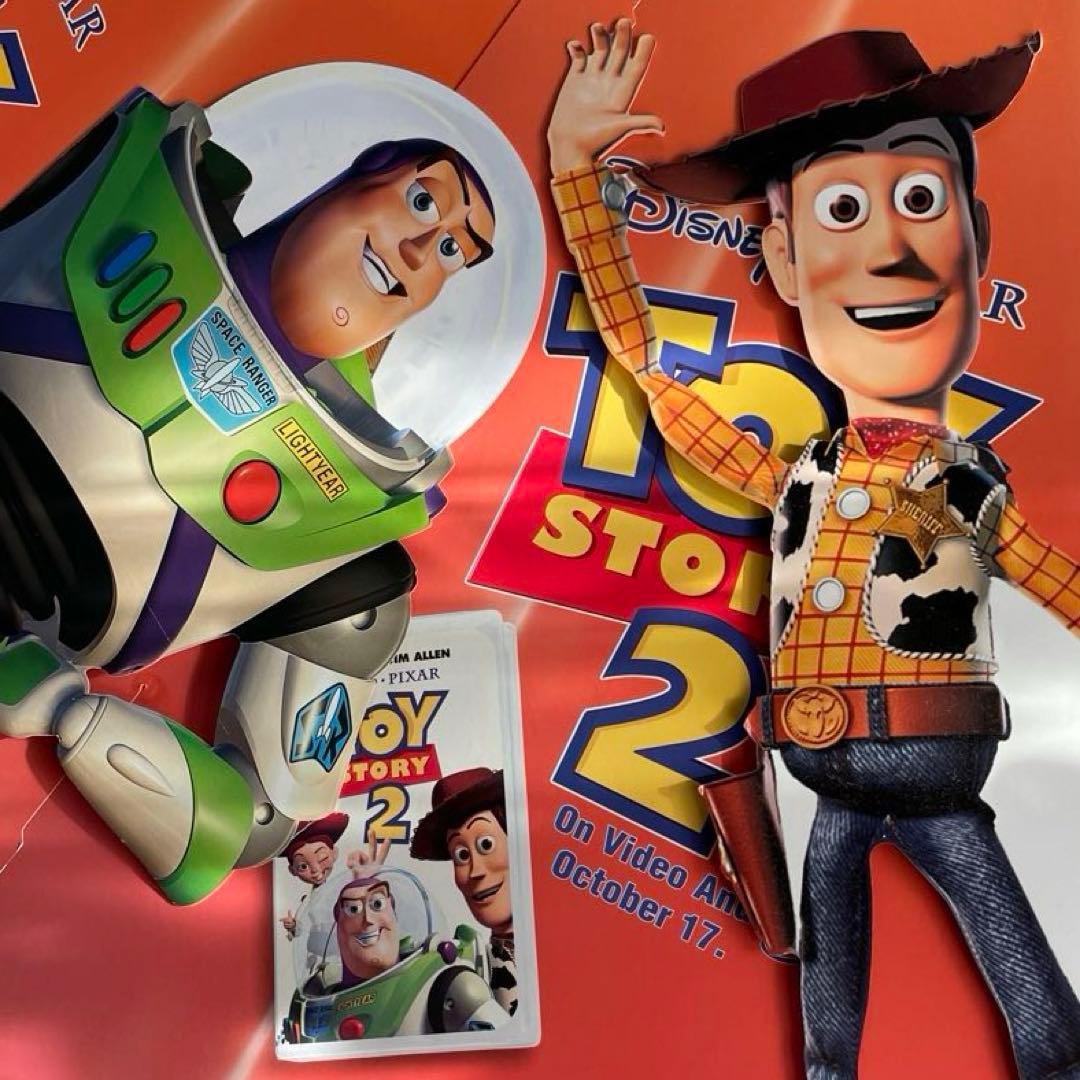 ☆激レア☆トイストーリー２ 販促品 ストアディスプレイ ウッディ＆バズ 入手困難