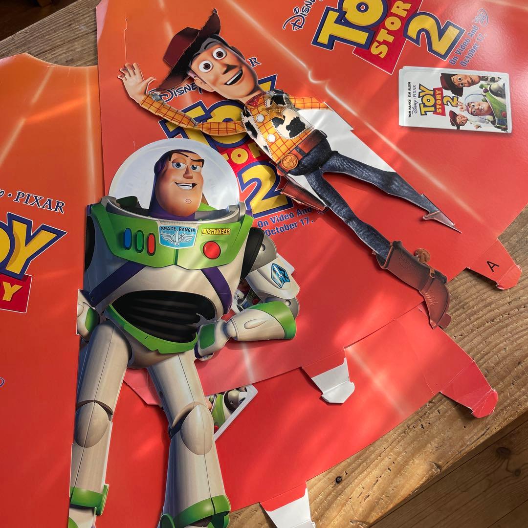 ☆激レア☆トイストーリー２ 販促品 ストアディスプレイ ウッディ＆バズ 入手困難