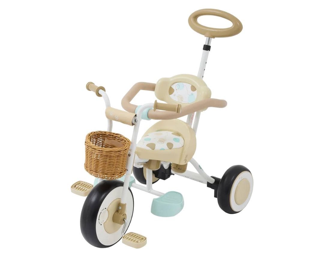 アイデス ナチュラルトライク 三輪車 プー＆ハニー 1.5歳〜4歳