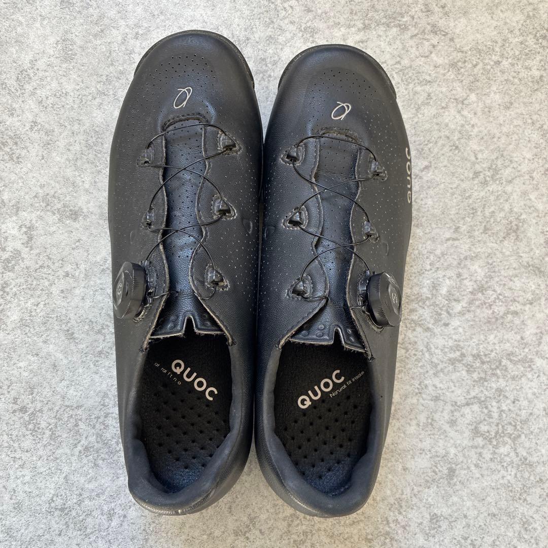 売り切り価格！QUOC シューズ ブラックEU41 25.5-26.5
