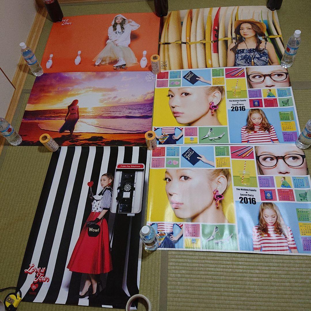 西野カナ　ポスター　6枚セット(専用ケース付き)　B2サイズ