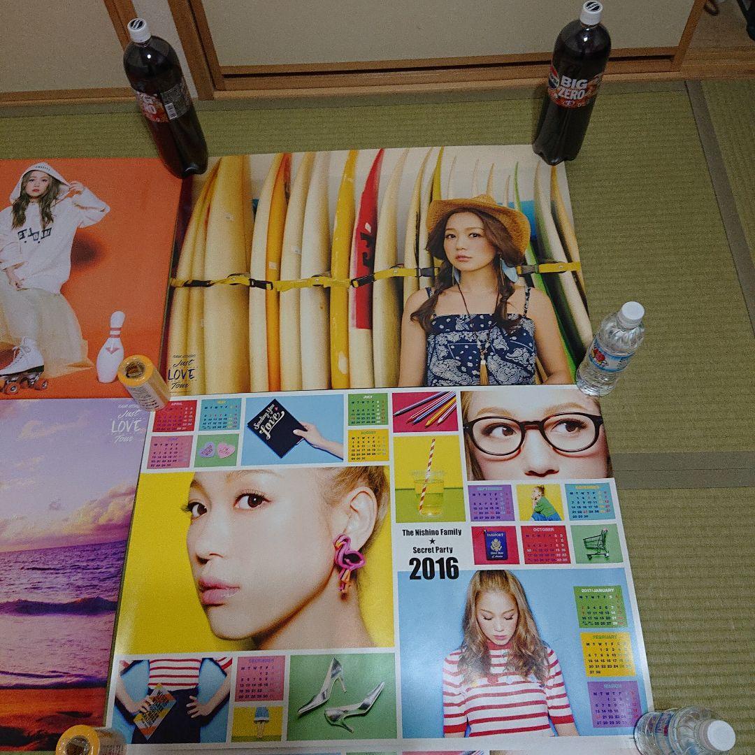 西野カナ　ポスター　6枚セット(専用ケース付き)　B2サイズ