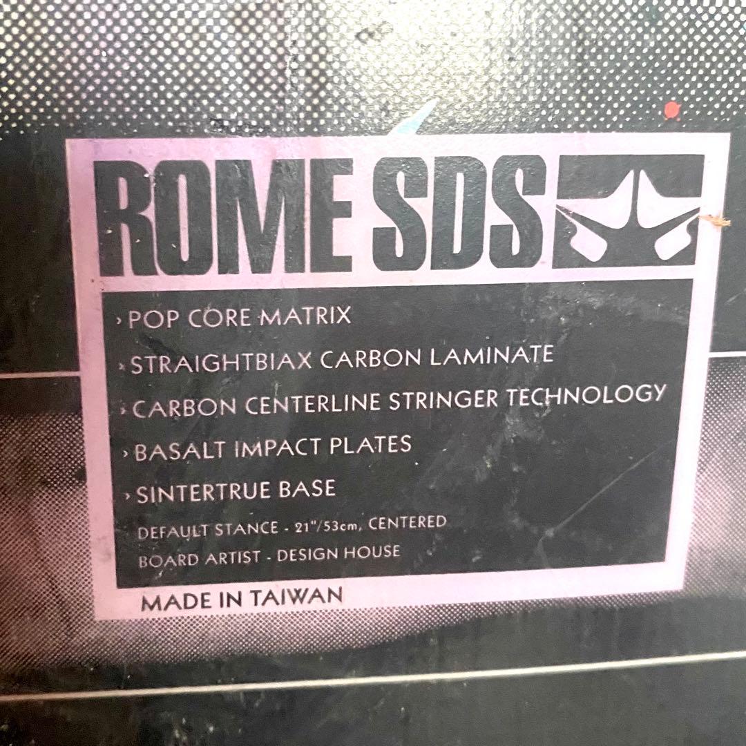 ROME SDS GRAFT 151cm FLUX RK30 Mサイズ スノボ