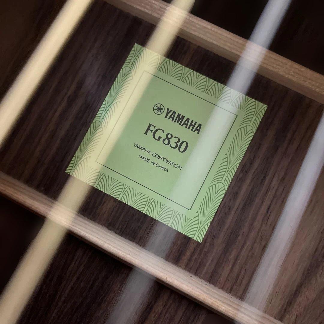ヤマハ　FG 830 アコースティックギター　美品　yamaha
