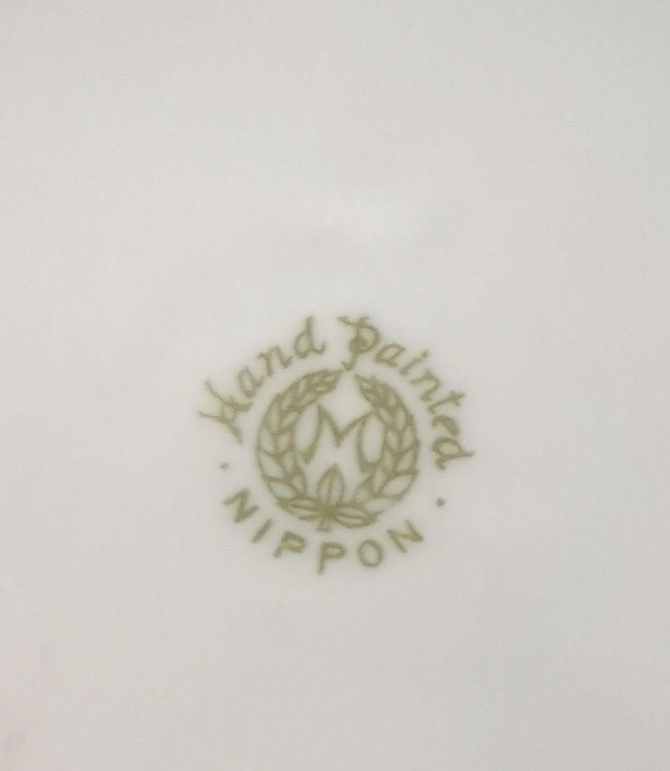 お値下げ　オールドノリタケ　金盛りワイルドローズ絵花瓶