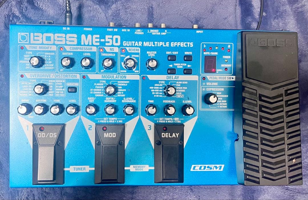 BOSS ME-50 ギターマルチエフェクター 完動品 純正アダプター付属