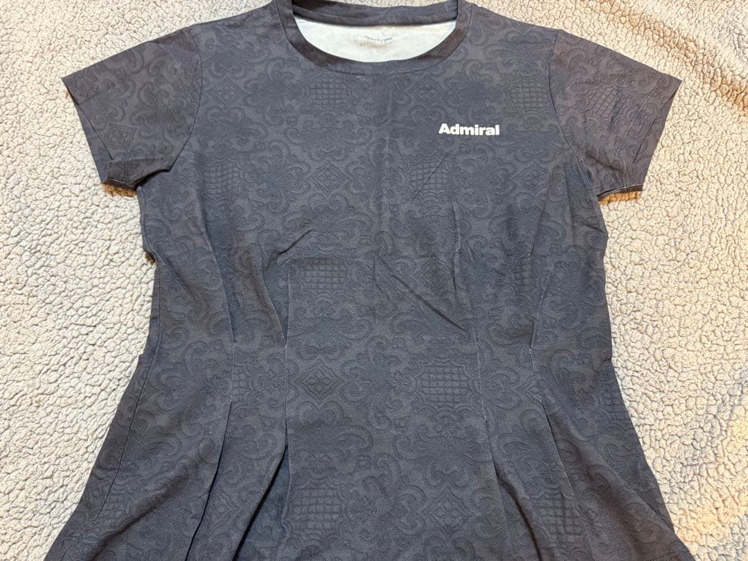 Admiral ダークグレー柄入りショートスリーブ