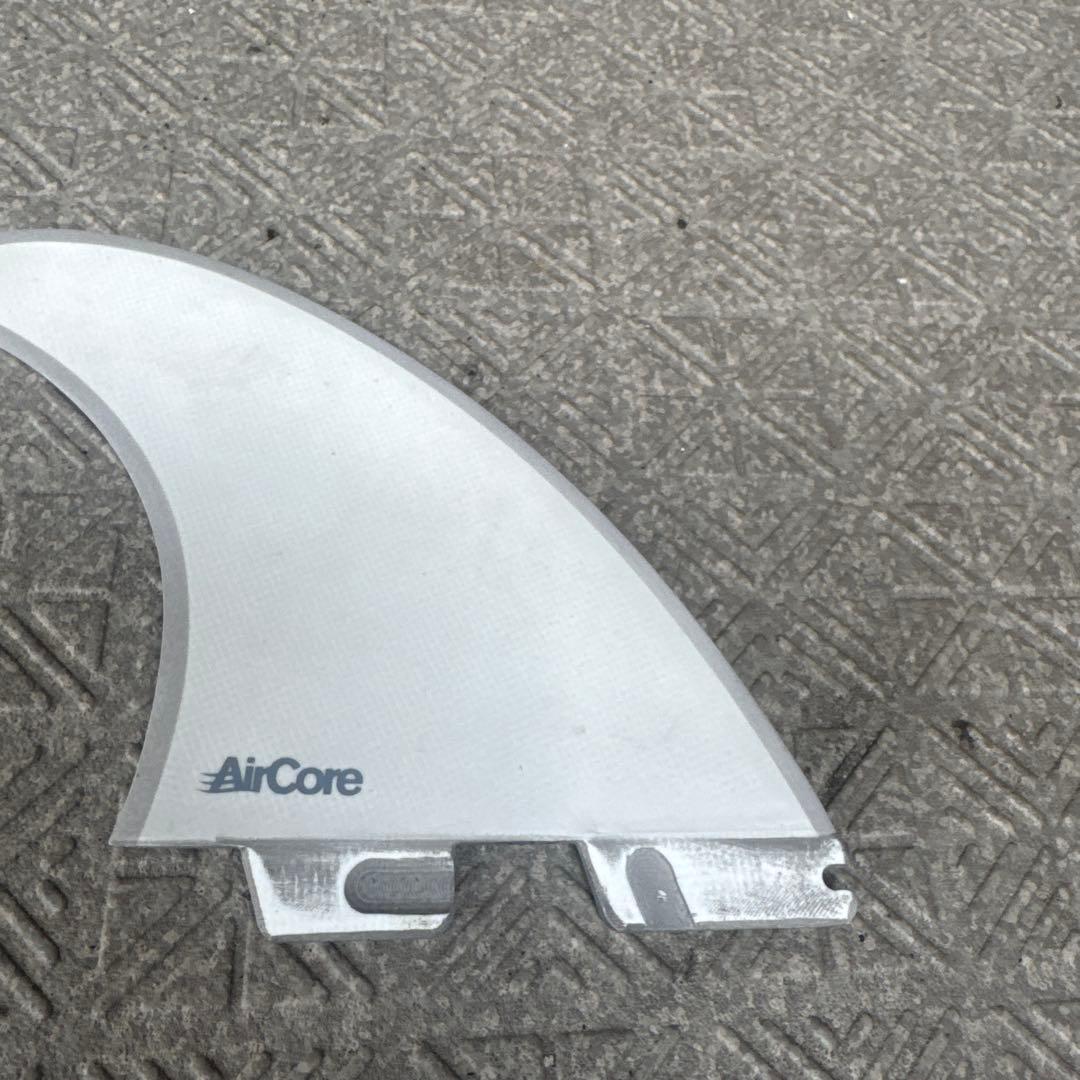 FCS II HI ホワイト サーフボードフィン 3枚セット