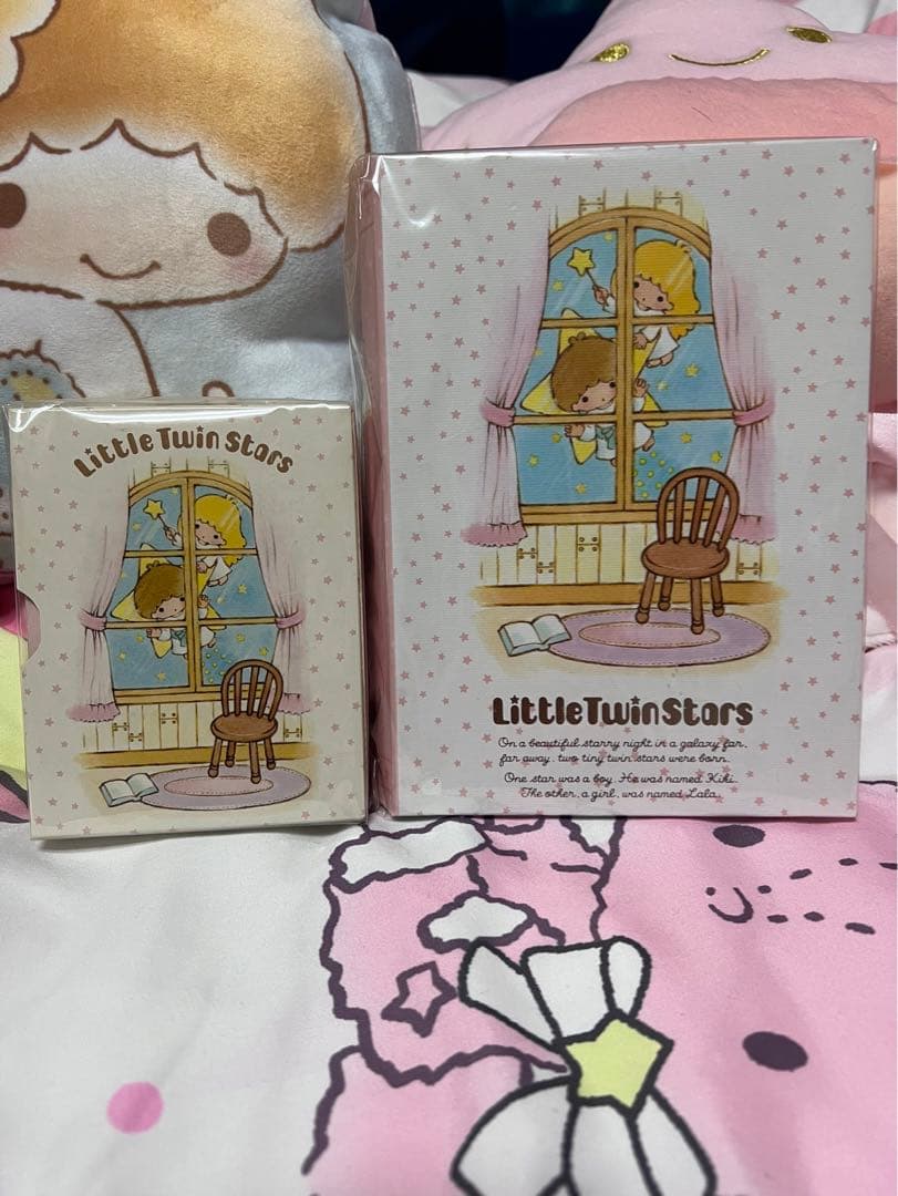 サンリオ キキララ 金髪 2013年BOOK型ケース＆ BOOK型メモ セット☆