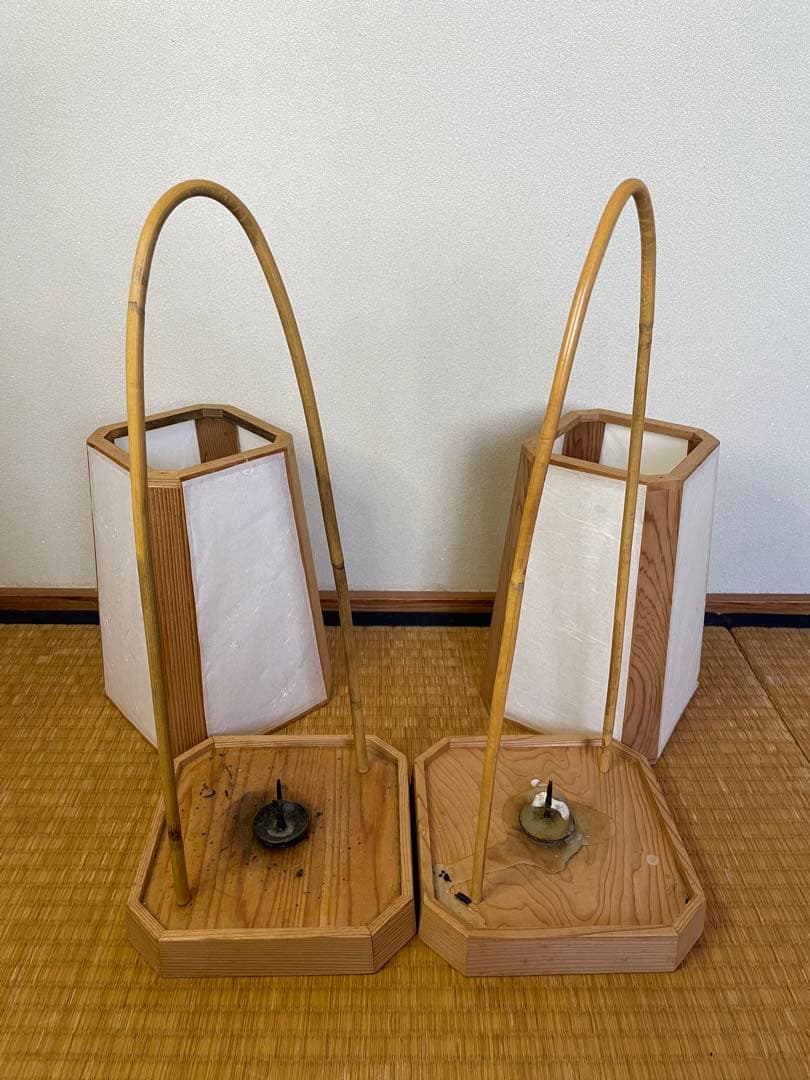 茶事道具 露地行灯 露地行燈 夜咄 茶事 足元行燈　あんどん 足元行灯