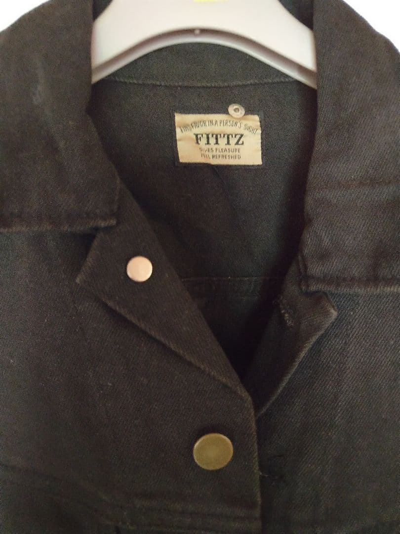 マイケル・モンロー デニムジャケット 黒 HANOI ROCKS