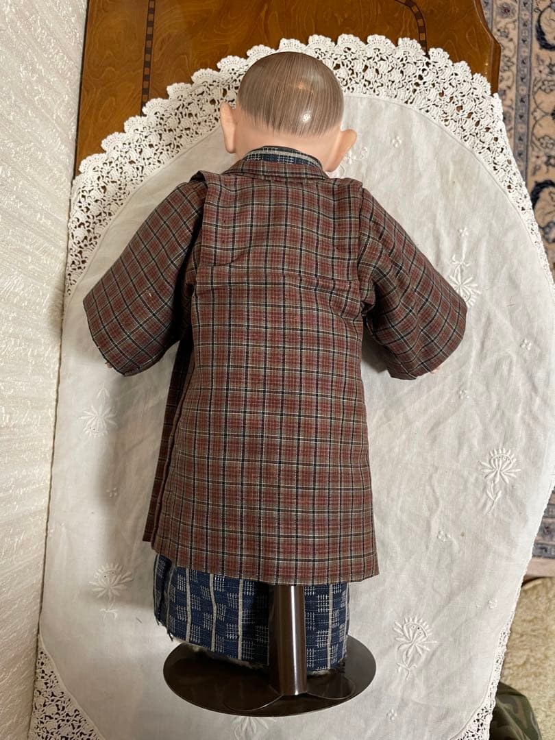 市松人形⑧ 明治初期 春光 アンティーク ヴィンテージ レトロ 日本人形 着物