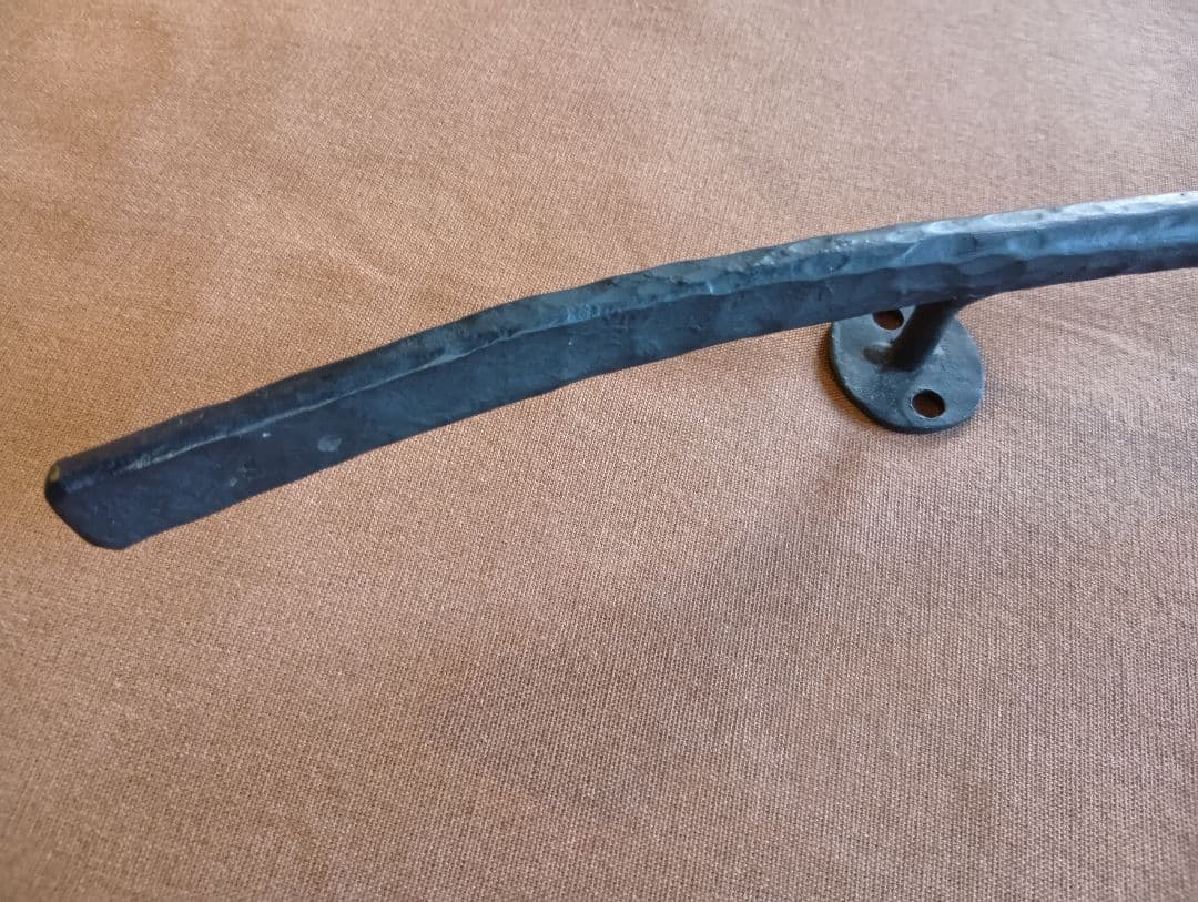 ハンドメイド　鉄製　ドアノブ　日本製