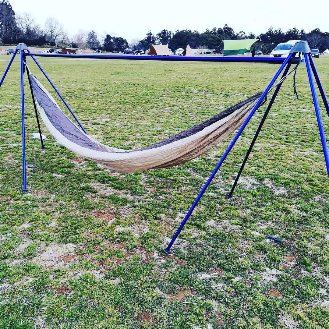 【美品】eno ノマド ハンモックスタンド 自立式 折りたたみ コンパクト