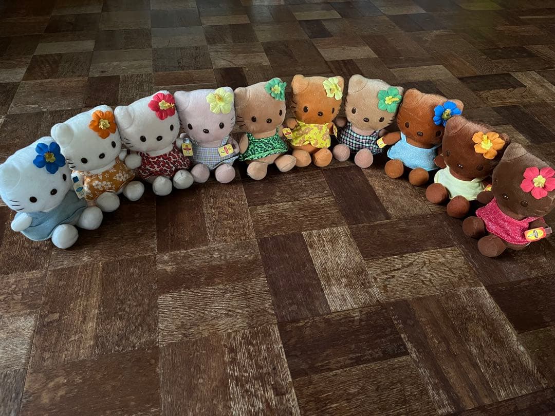 希少！日焼けキティ ぬいぐるみ 10体セット