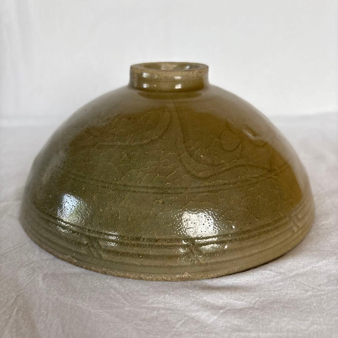 耀州窯 刻花文大鉢