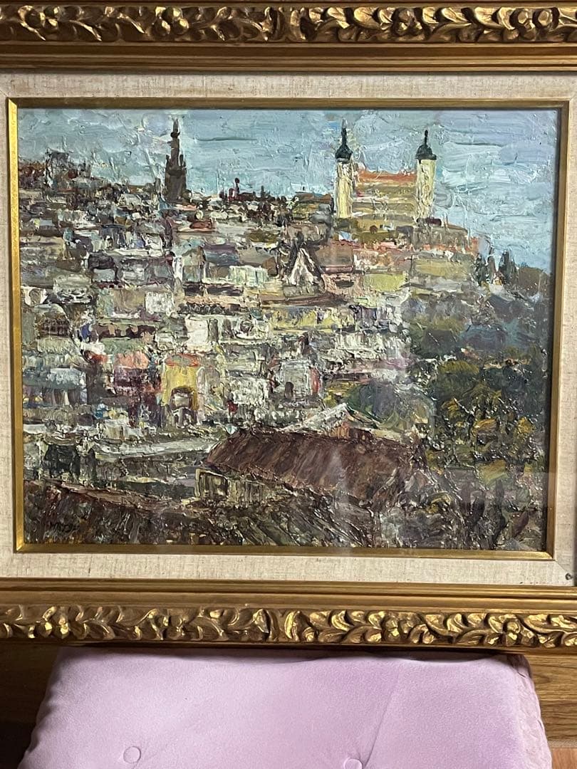 松本孝之画伯　油絵　トレド【スペイン】