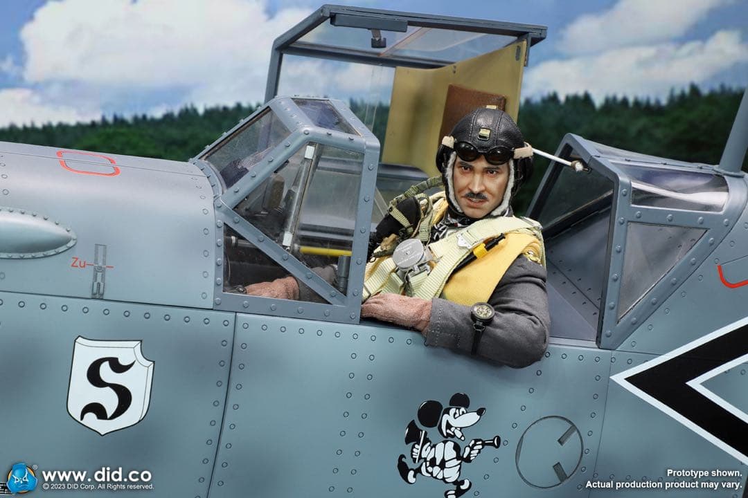 1/6 DID社　WW2ドイツ空軍　メッサーシュミットBf109 コックピット