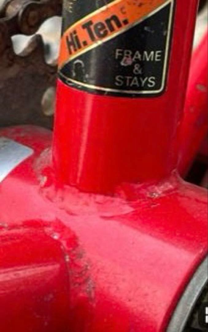 お*し様 BMX 20インチ 赤