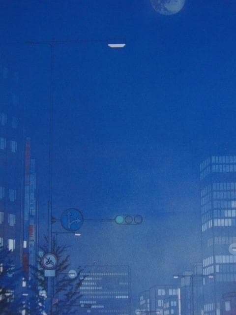 田渕俊夫、【刻】、希少な額装用画集より、新品額装付、状態良好