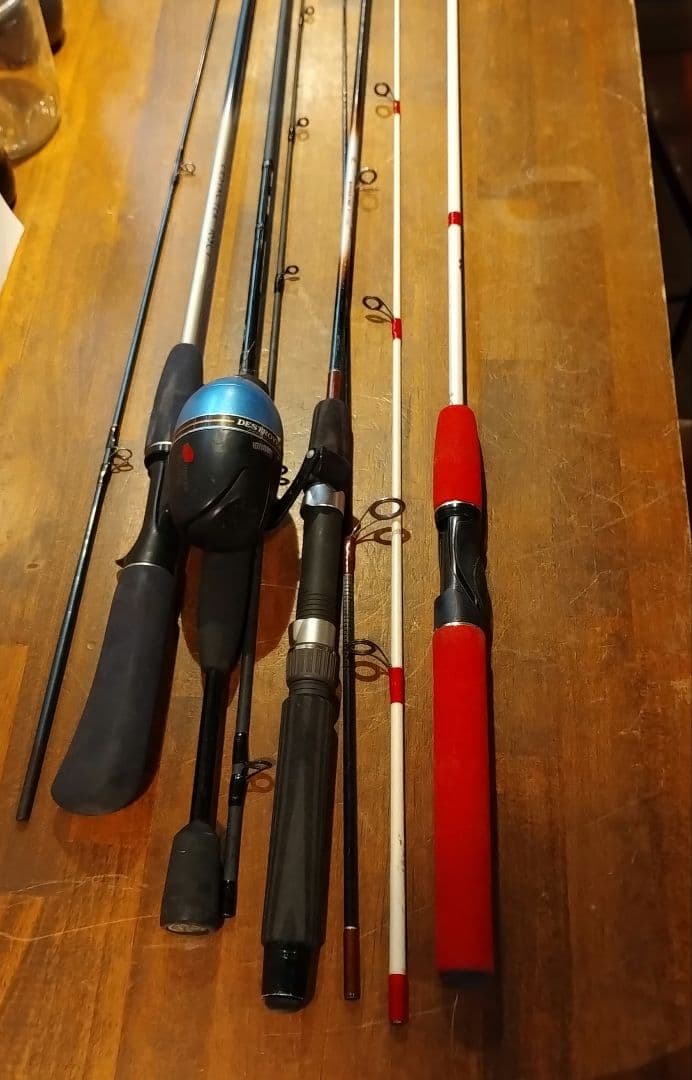 オールドロッド　バスロッド　4本セット　まとめて