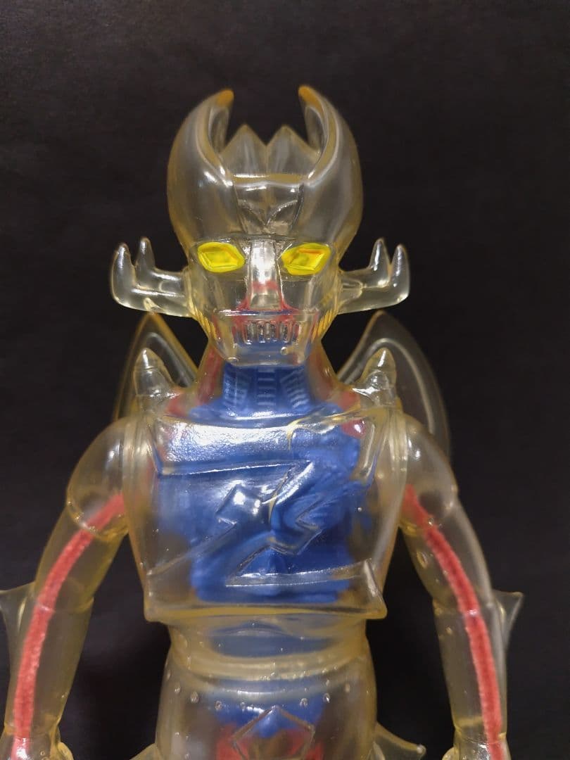 透明人間サンダーZ　 パチソフビ無版権変身サイボーグ昭和おもちゃソフビマジンガー