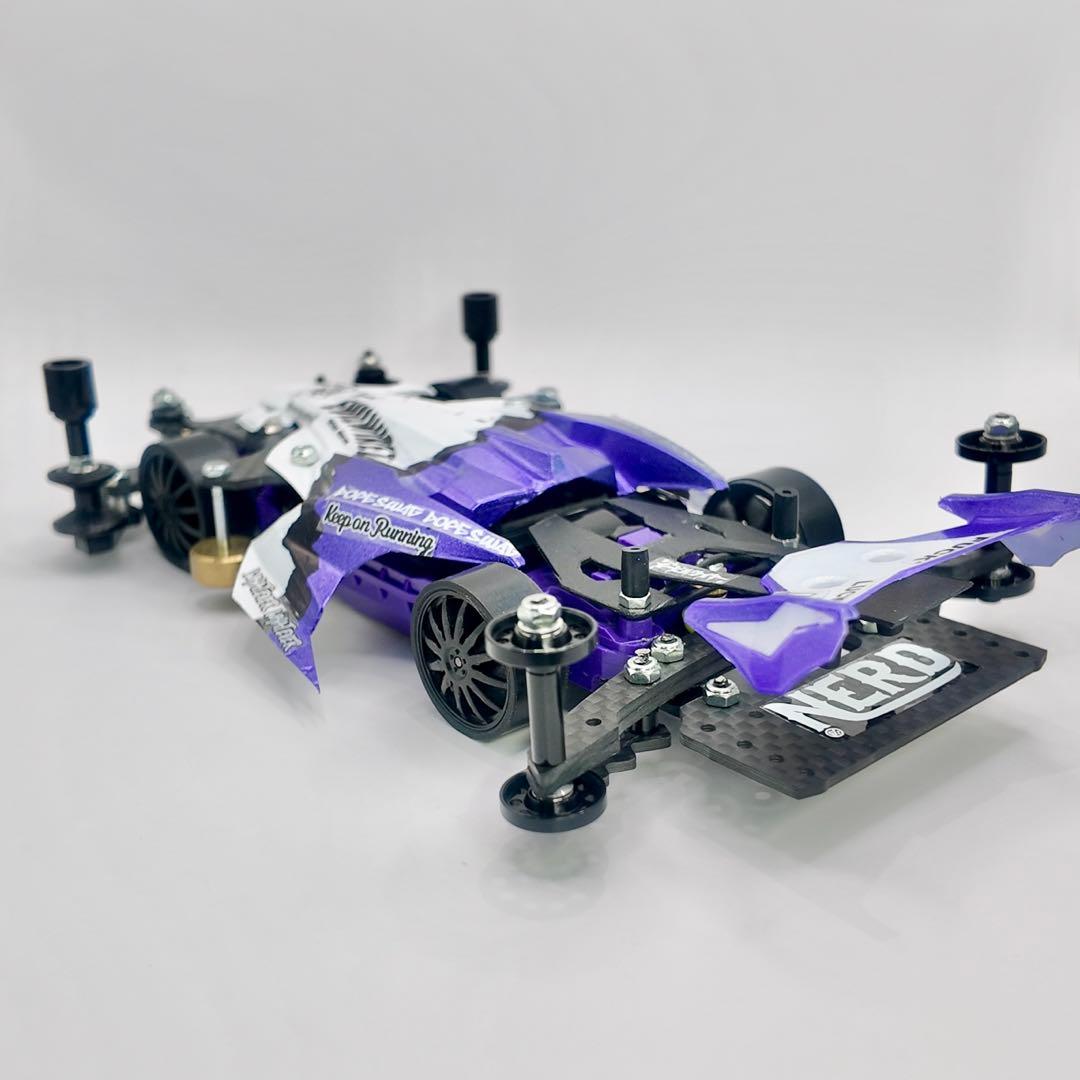 ミニ四駆　完成品　MSフレキ　アバンテmk3 アズール full custom