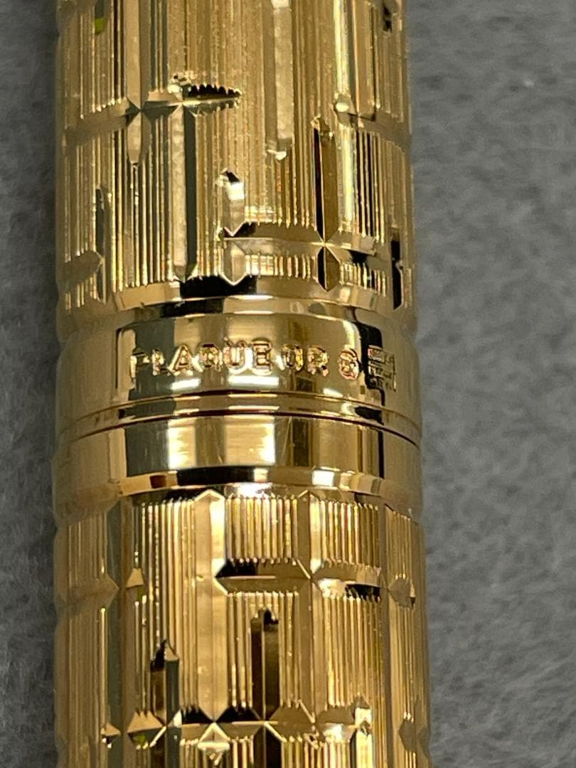 WATERMAN 万年筆 18Kゴールド 万年筆 編み目模様