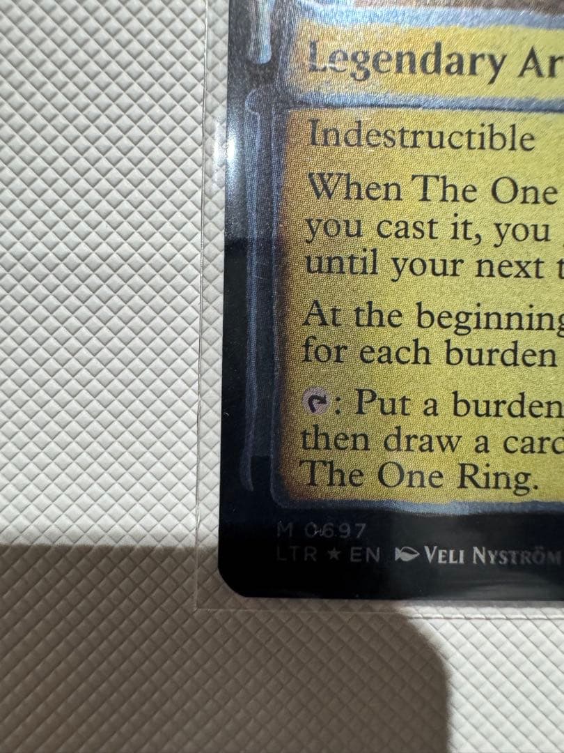 ラスト1枚 MTG 一つの指輪 銀幕foil シルバーfoil