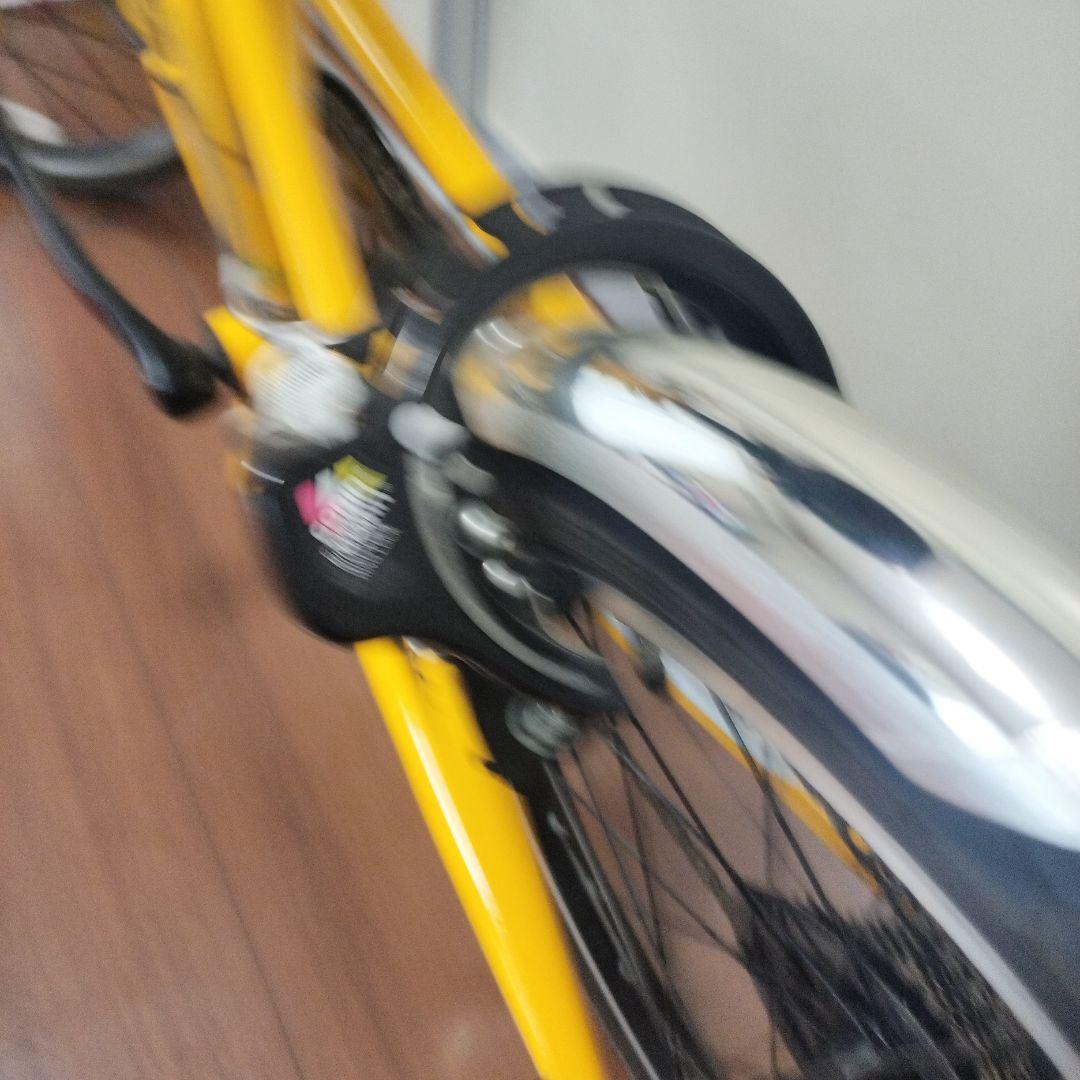 【引き取り可能な方】折りたたみ自転車（HUMMER ハマー） イエロー