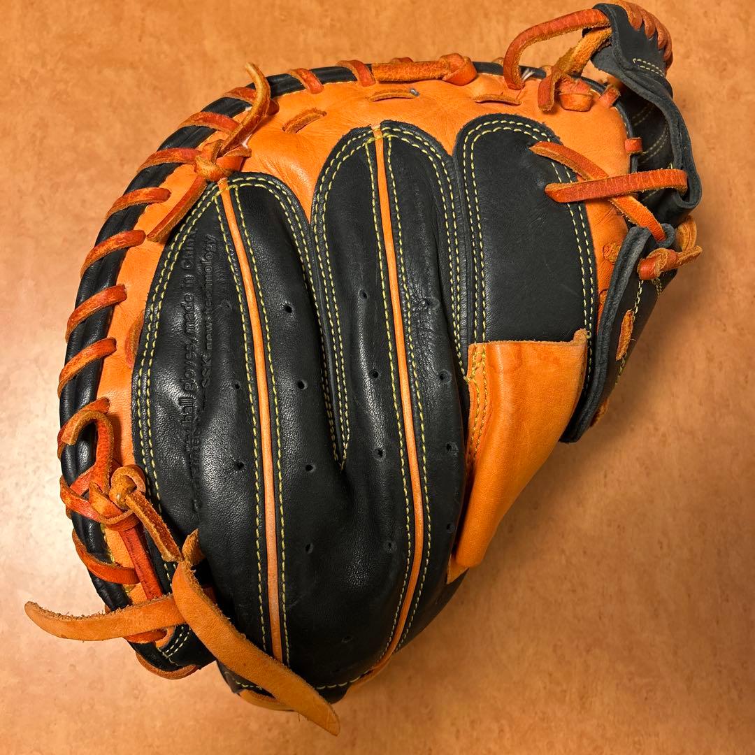 ※3/9内容訂正 SSK キャッチャーミット オレンジ 高橋信二モデル 軟式