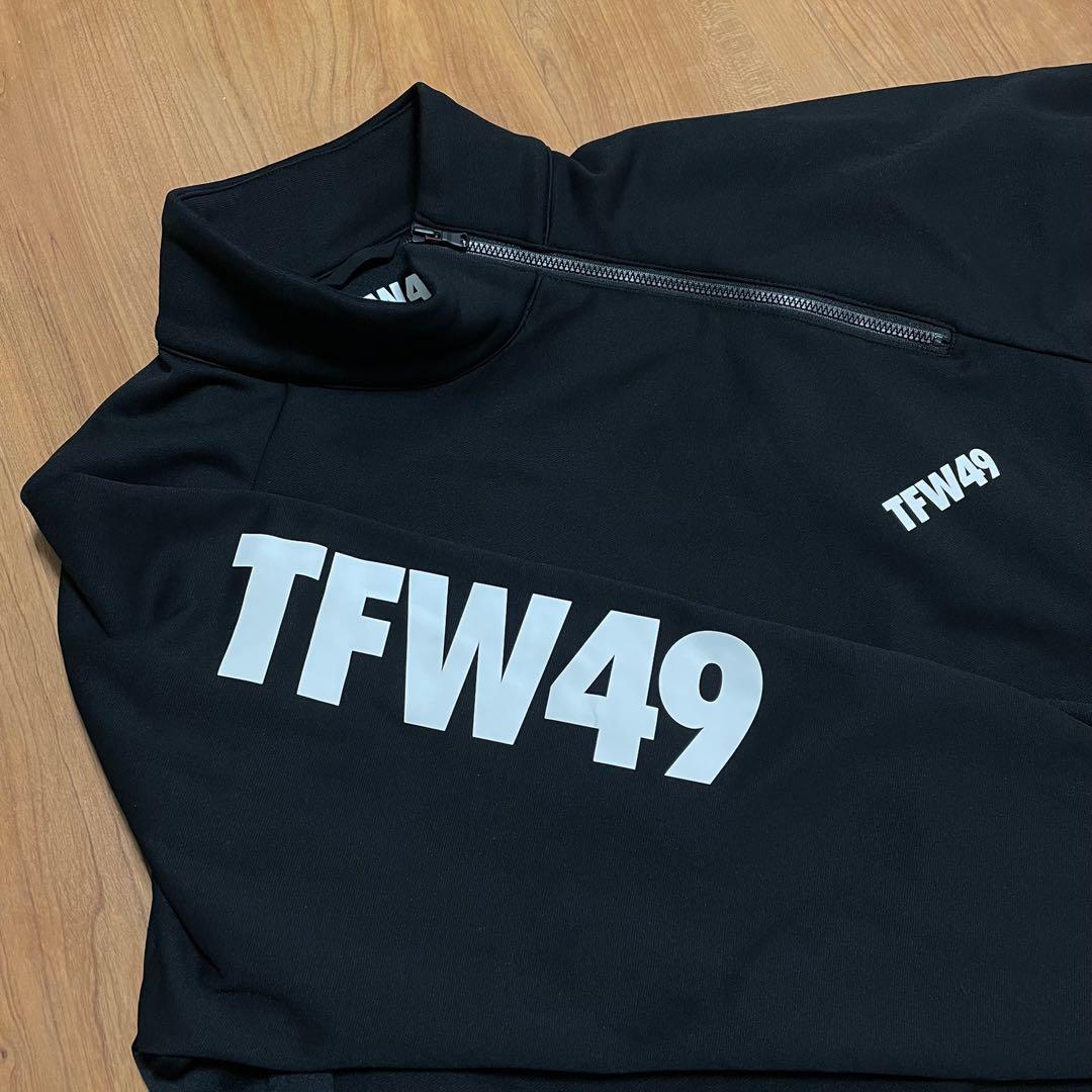 TFW49 ハーフジップ　プルオーバー　ブラック　L スニード　ゴルフ