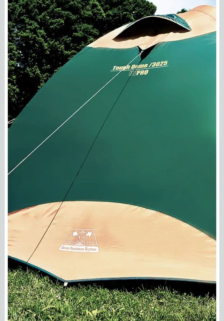 B　Coleman　テント　タフドーム　3025　グリーン　4~5人用　YK