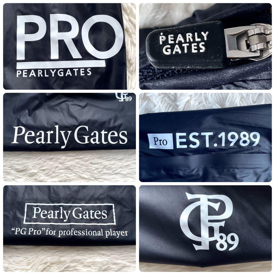 極美品✨パーリーゲイツ　24年製　ツインスニード　セット　ロゴプリント　黒　L