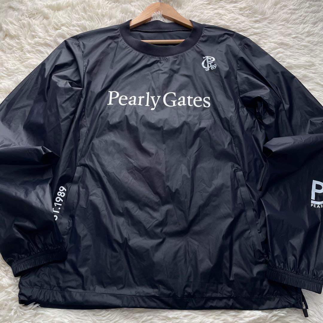 極美品✨パーリーゲイツ　24年製　ツインスニード　セット　ロゴプリント　黒　L