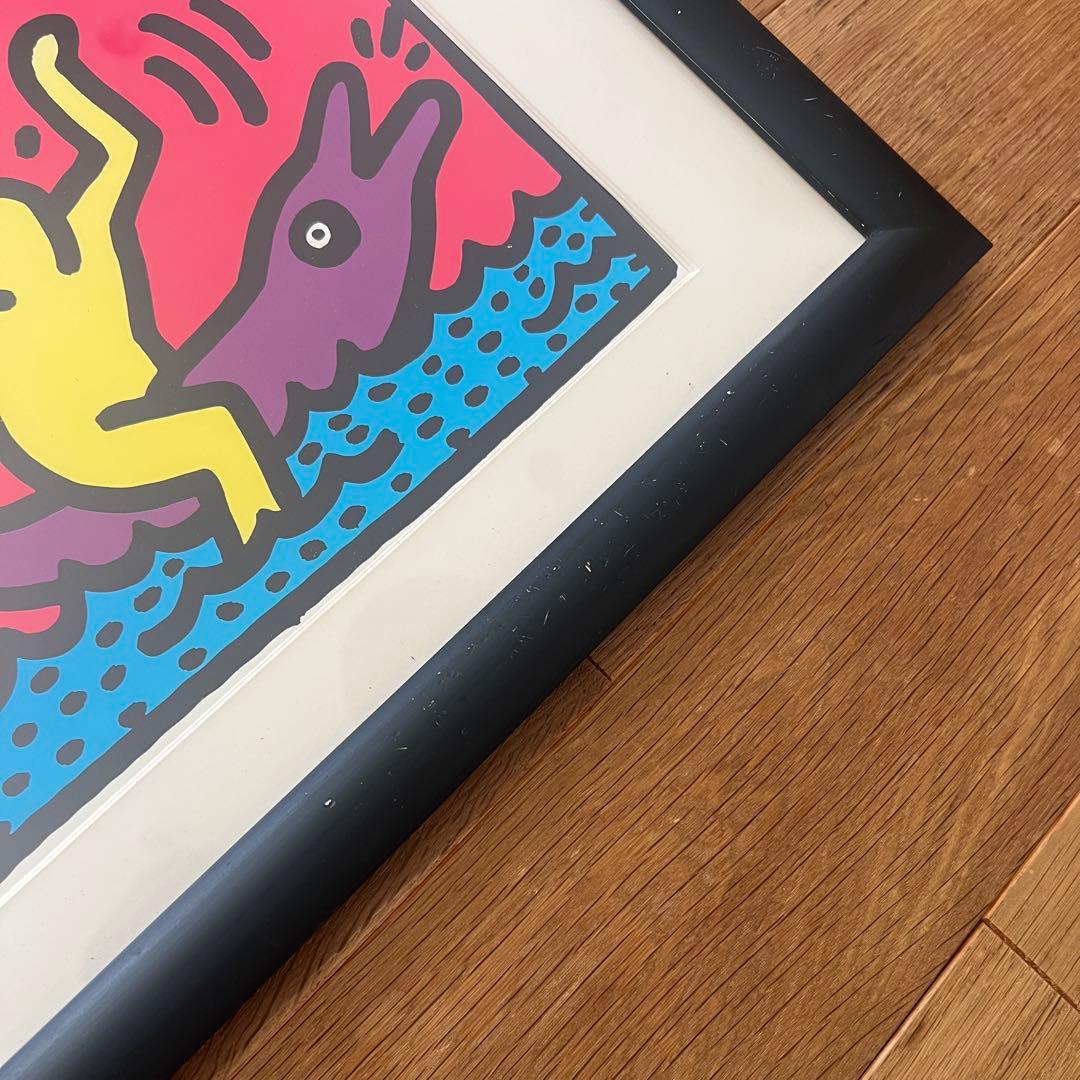 【雪虎】キース・ヘリング　オフセットプリント　1992 フランス製