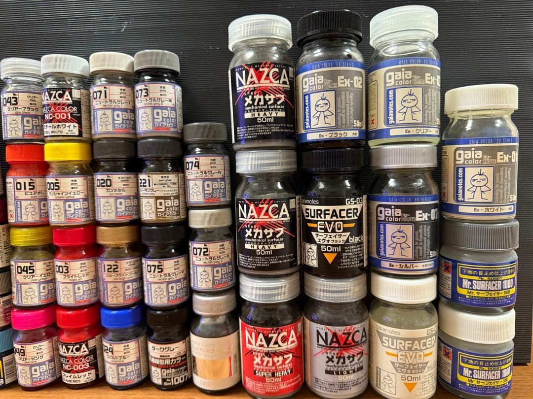 プラモデル　塗料セット（クレオス、ガイアノーツ、タミヤ）その他
