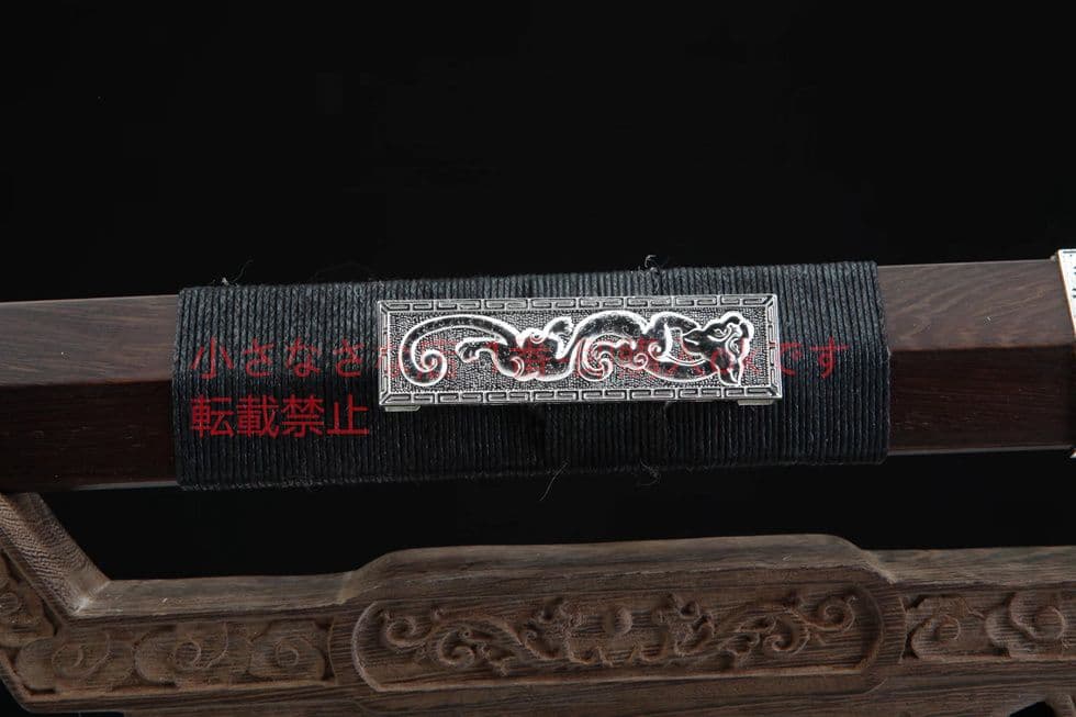 20寸合金銀色龍魂漢剣 古兵器   武具　刀装具　日本刀　模造刀   居合刀