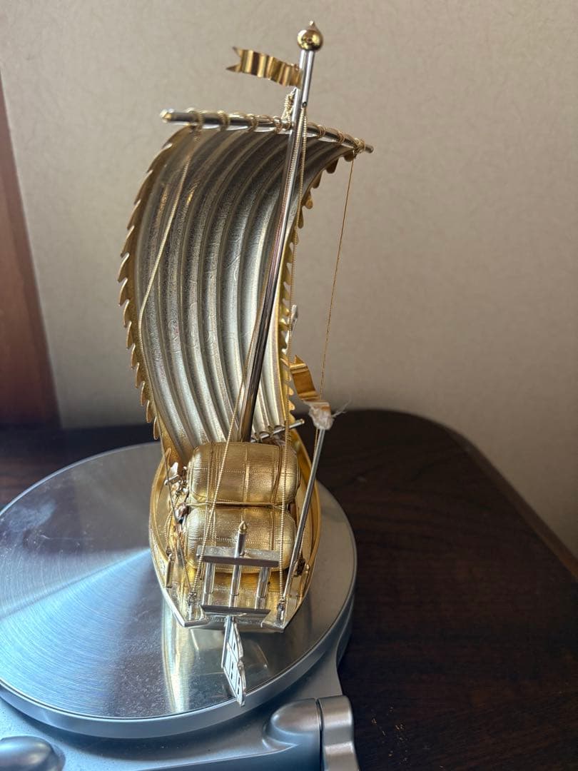 銀製　武比古　宝船 346g