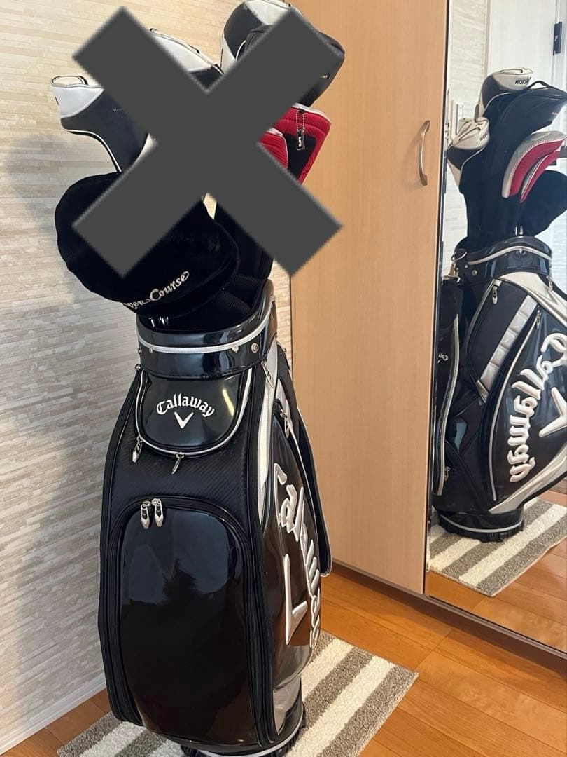 Callaway キャロウェイ　キャディバッグ ブラック シルバー【送料込み】